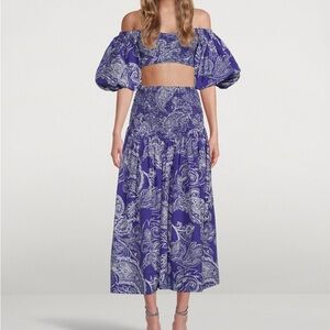 MARA HOFFMAN Nicole Midi Skirt In Emonia Print